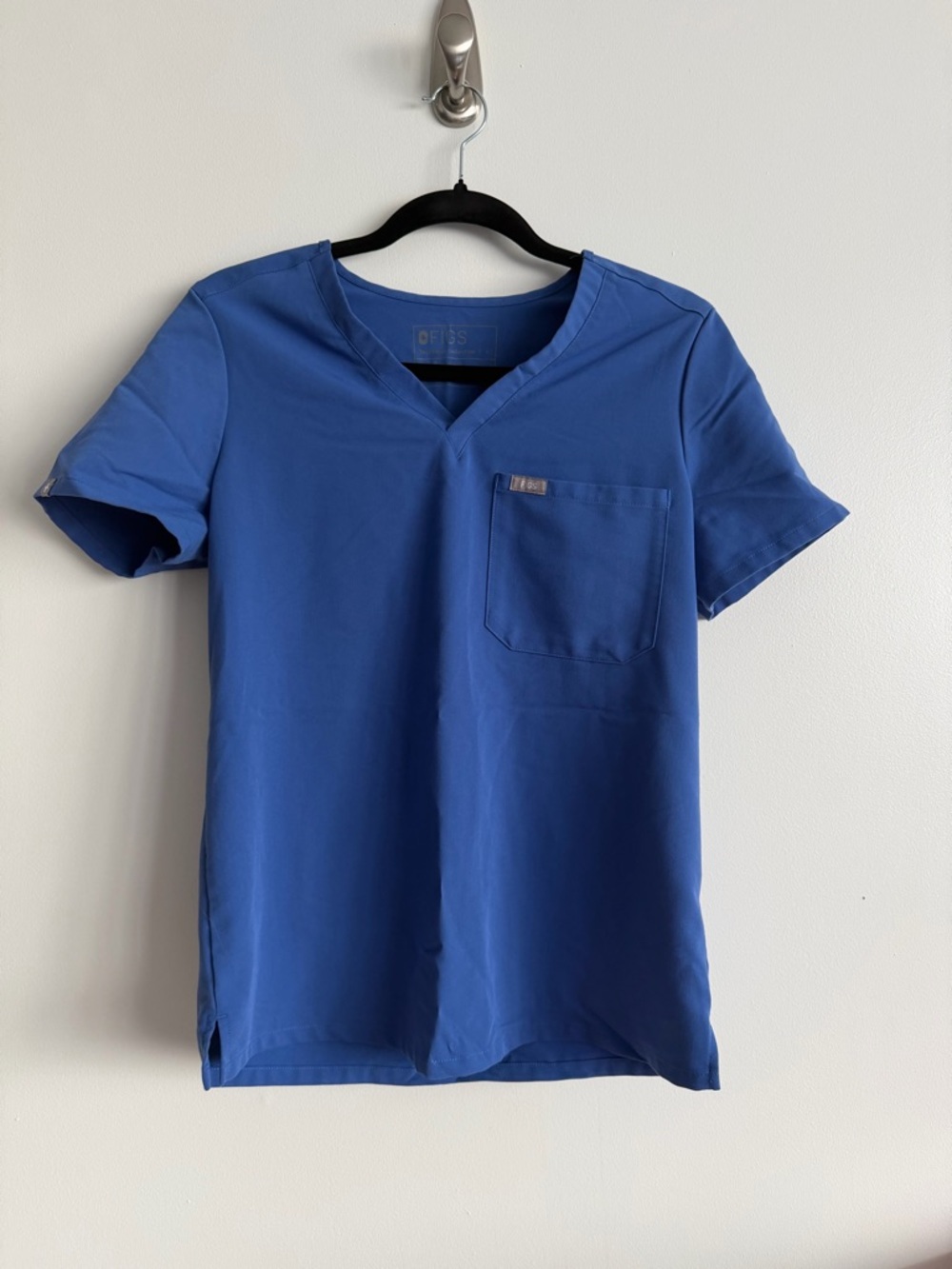 Women’s Scrub Top from FIGS in Denim Blue